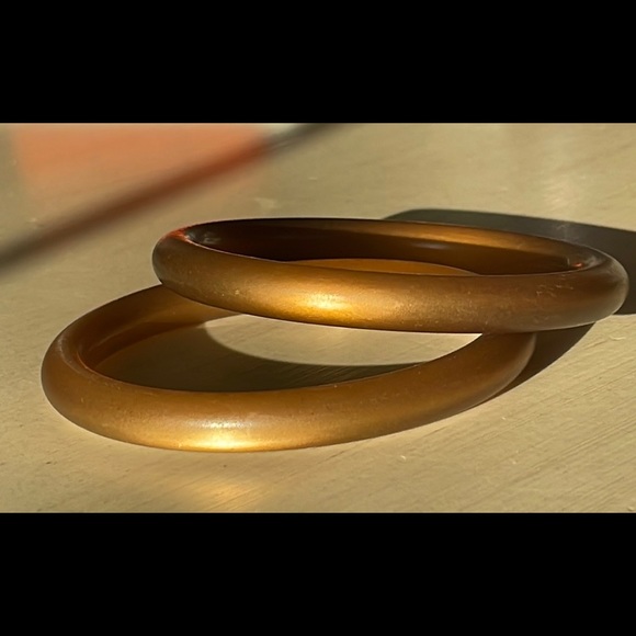🌷CHRISTINA DEFALCO PAIR OF NARROW BANGLES - Picture 2 of 4